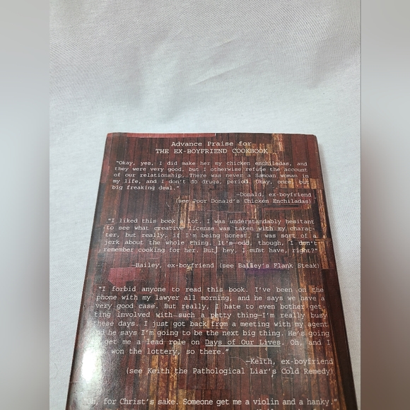 The ex boyfriend Cook book- Hardcover - Picture 4 of 4